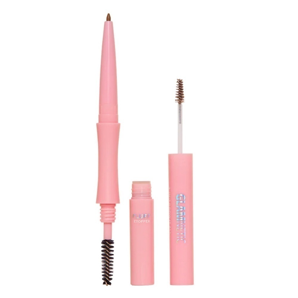 Glamnetic 3-in-1 Brow It All Wand in Soft Brown NEW Eyebrow Pencil & Brow Gel